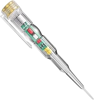 Stylo Testeur Électrique - Détecteur de Courant Électrique Filaire,Outil de Diagnostic Indicateur LED Détecteur de Casse Câble - Pour Test Prise Bricoleur Technicien Électricien Mécanicien