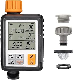 Programmateur Arrosage Automatique Minuteur Arrosage Goutte à Goutte, Imperméable et Utilisé à l