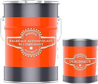 BEKATEQ PREMIUM Ragréage sol en résine époxy, Gris fer 2,5kg - Enduit d