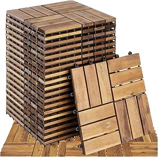 Choisir le revêtement de sol idéal pour votre terrasse extérieure tectake® Lot de 20 Dalles clipsables exterieur Cai