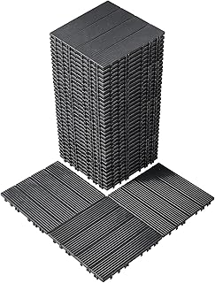 Choisir le revêtement de sol idéal pour votre terrasse extérieure VEVOR Dalles de Terrasse Emboîtables, Lot de 36, R