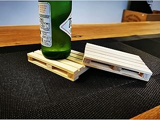 Mini Palette Bois – sous bock Euro Palette – Dessous de Verre en Bois – DIY – Lot de X4