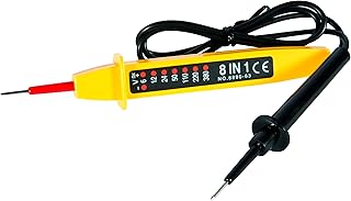 Electraline 58200 Testeur 8 Fonctions 6-400 V Noir/Jaune