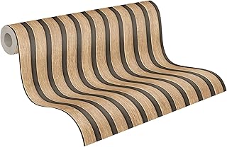 A.S. Création PintWalls II papier peint intissé avec motif de lambris 0,53 x 10,05 m - beige, marron - papier peint imitation bois Made in Germany - 391091